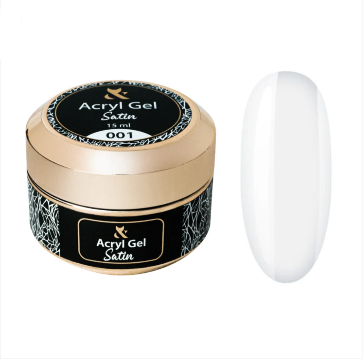 F.O.X Acryl Gel Satin 001 (Transparent) 30ml