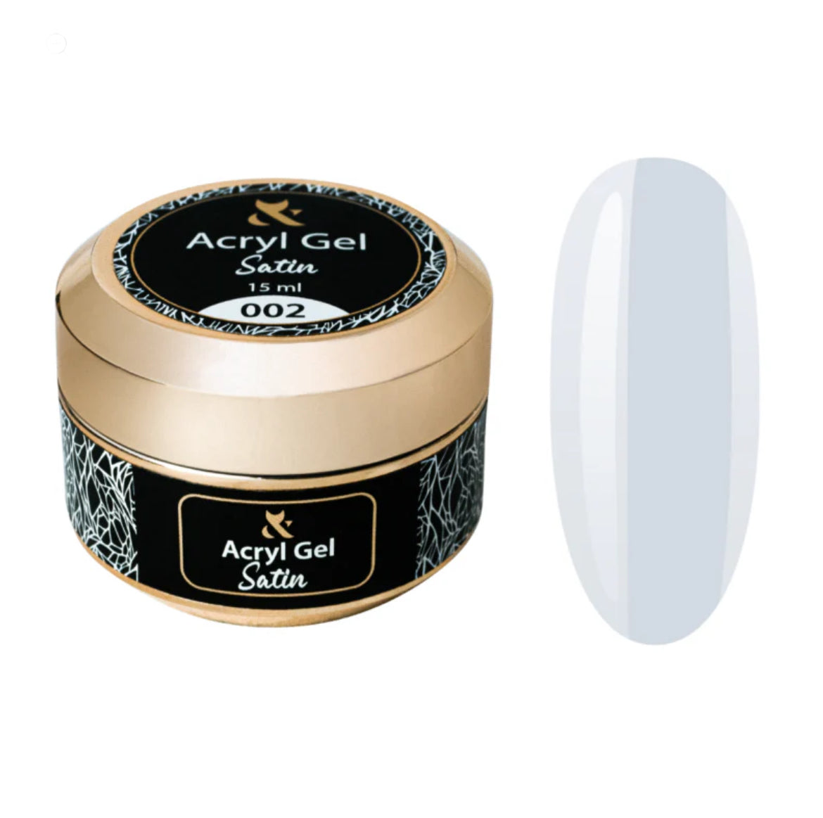 F.O.X Acryl Gel Satin 002 (White) 30ml