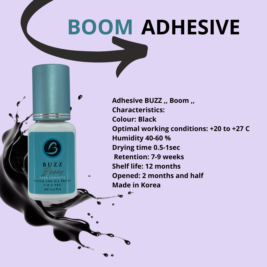 BUZZ ADHESIVE WATER PROFF AND OIL PROFF ,, BOOM ,, 0,5-1 sec 5ml