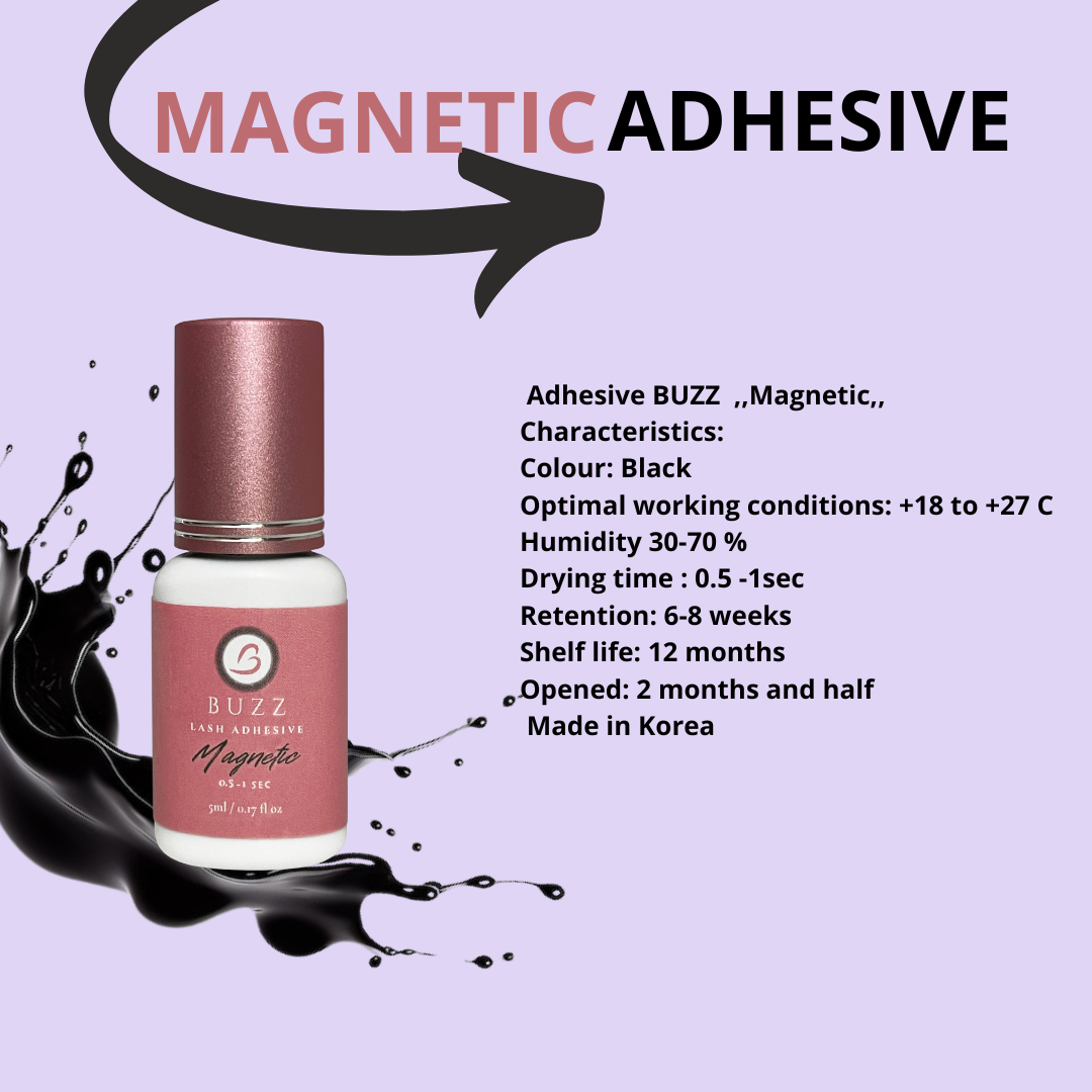 BUZZ ADHESIVE ,, MAGNETIC,, 0,5-1 sec 5 ml