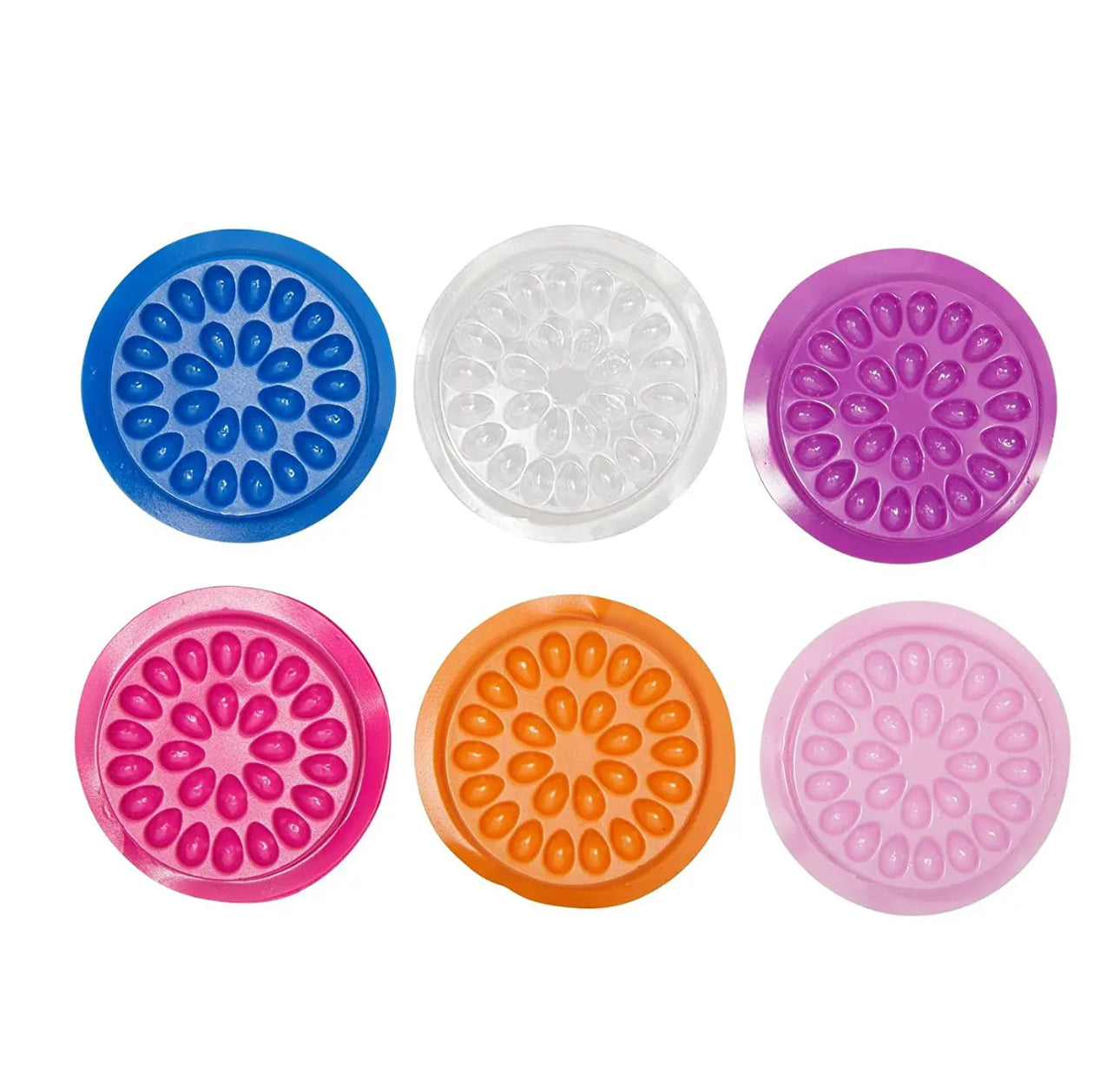 EXCEFORCE EYELASH GLUE HOLDER , MULTIPLE COLOR 20 pcs