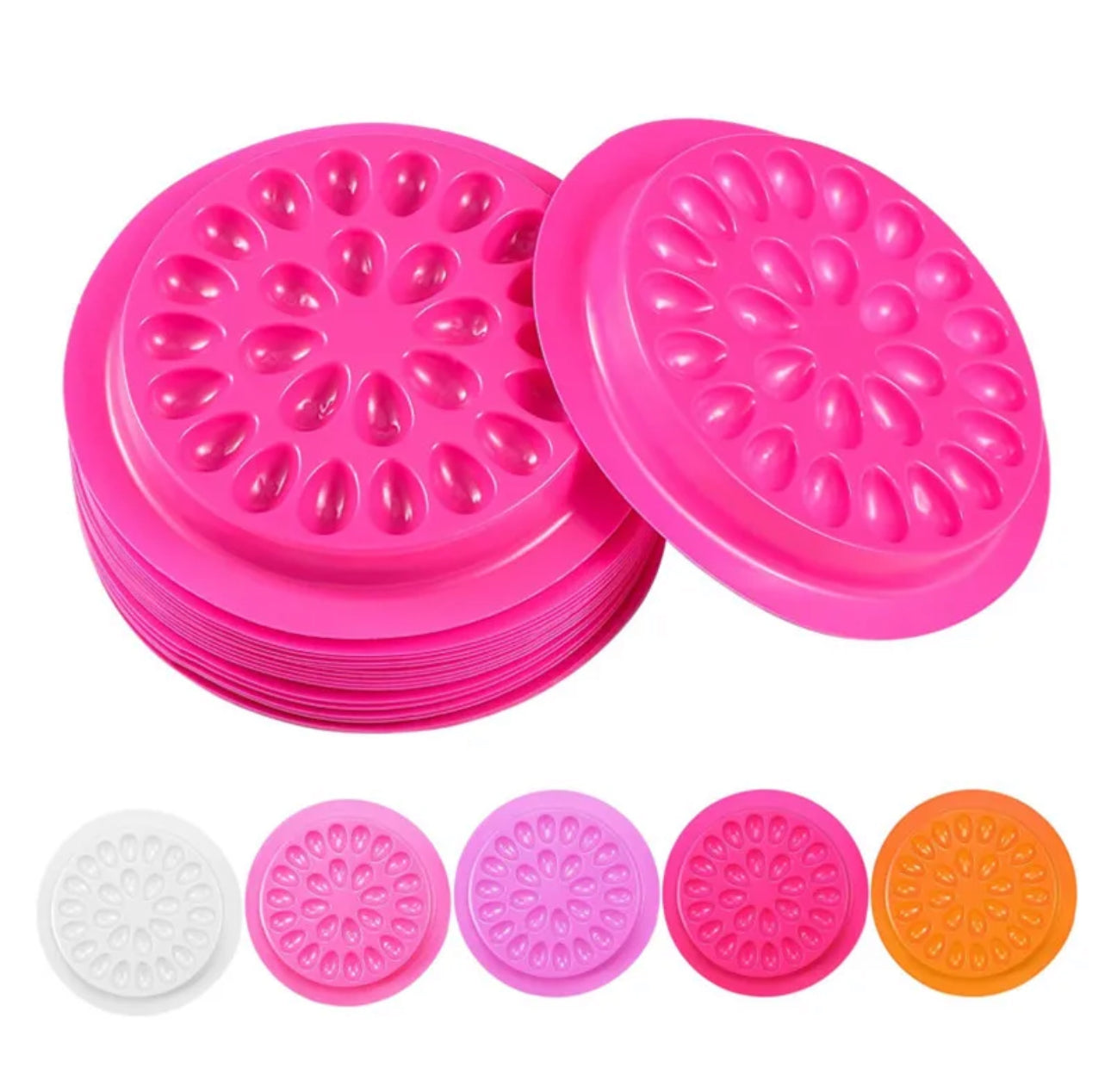 EXCEFORCE EYELASH GLUE HOLDER , MULTIPLE COLOR 20 pcs