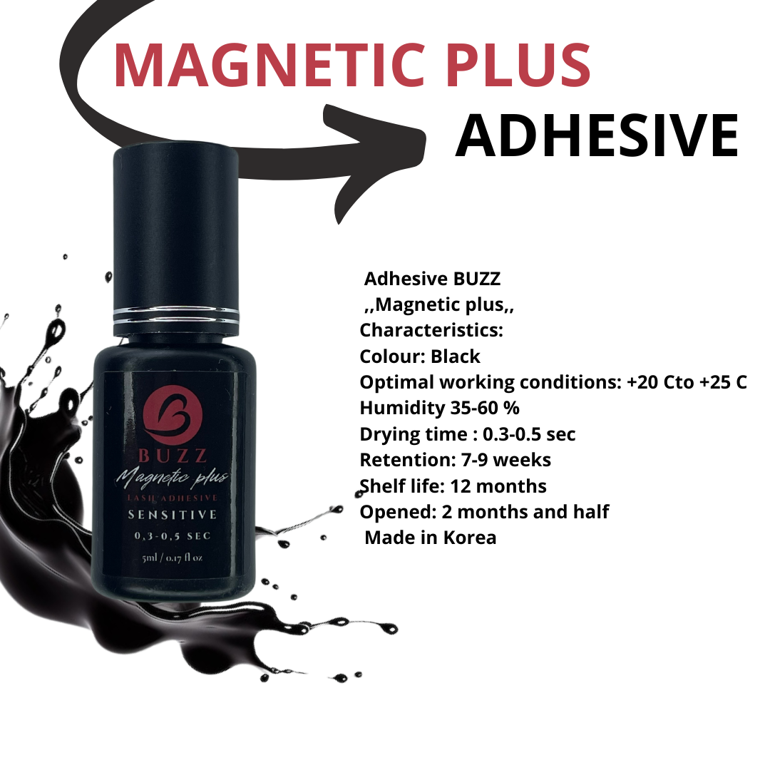 BUZZ ADHESIVE ,,MAGNETIC PLUS,, 0.3-0.5s 5ml
