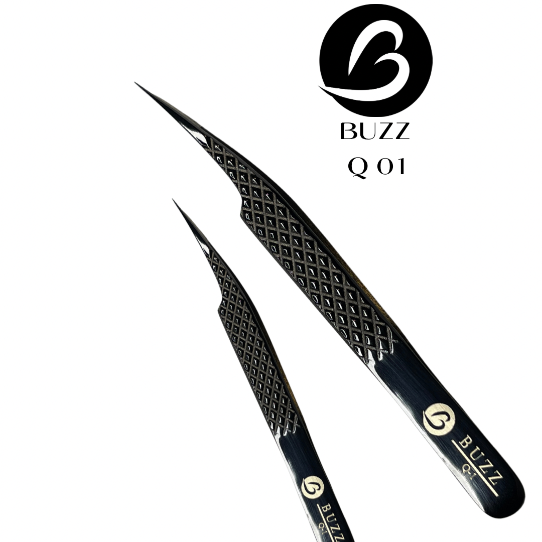 BUZZ Q-1 ПИНЦЕТ НАРАЩИВАНИЕ РЕСНИЦ ИЗОЛЯЦИЯ