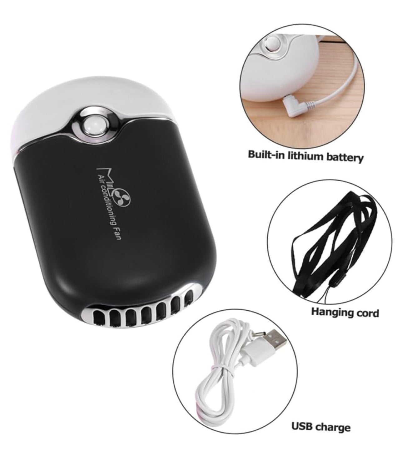 Mini fan for eyelash extensions