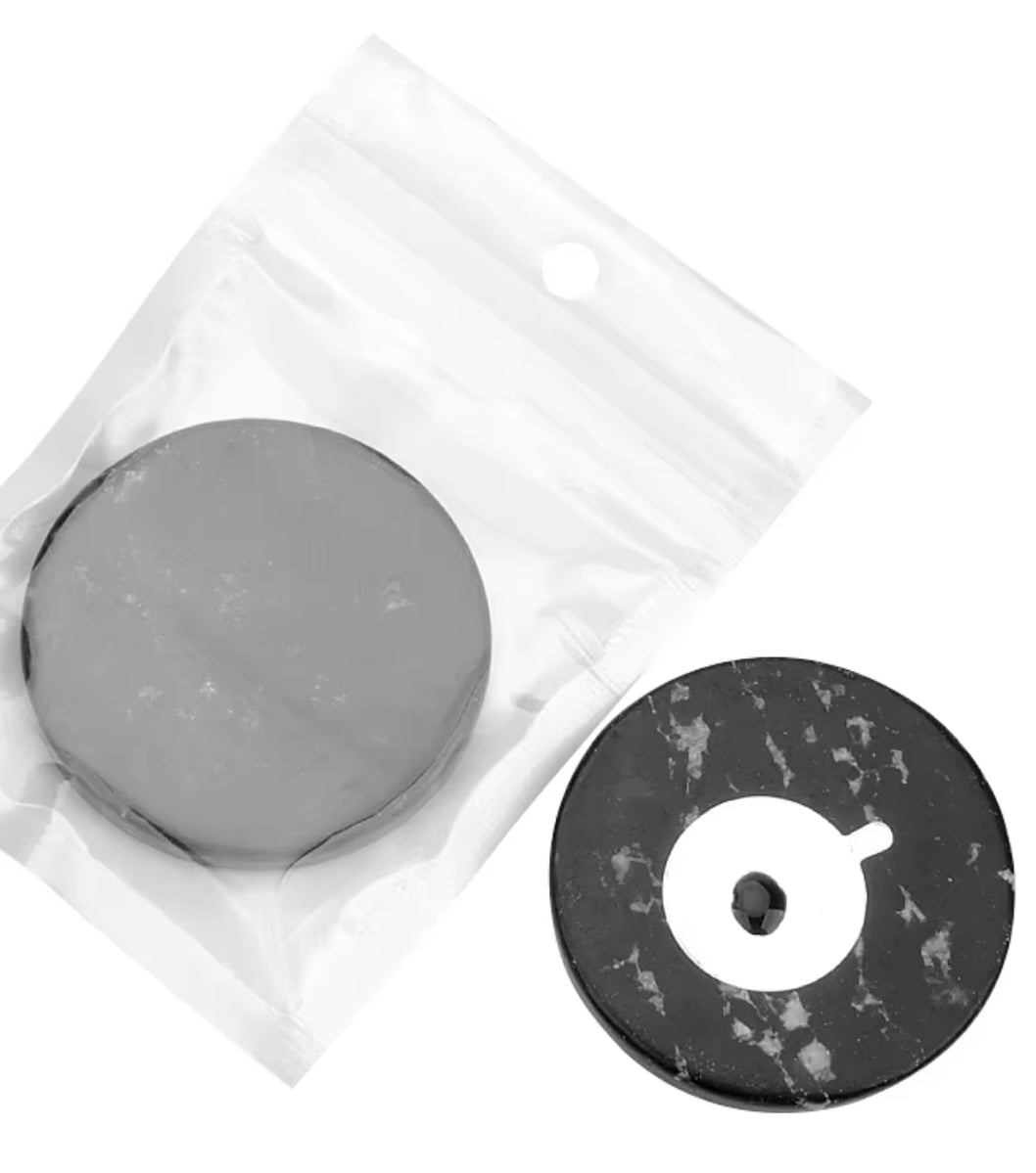 Black stone for adhesive support, eyelash extensions 1pcs