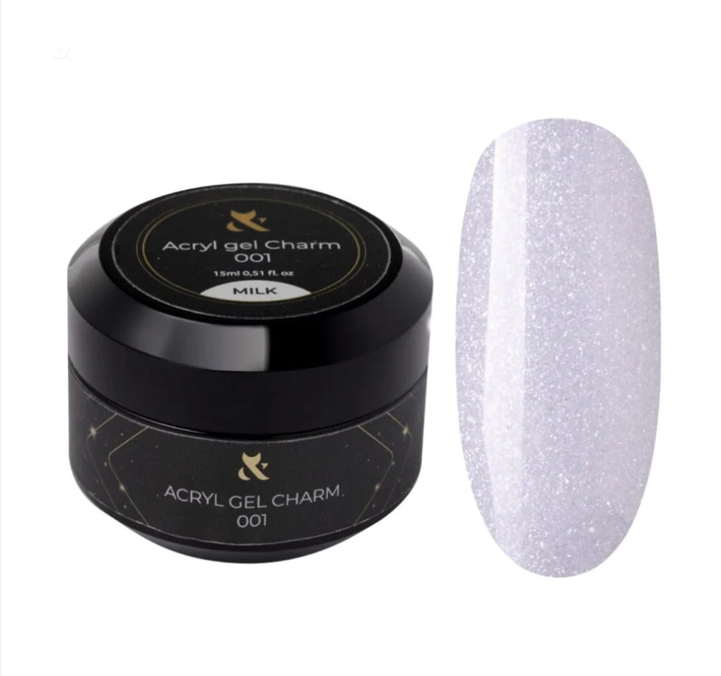 F.O.X Acryl gel Charm Milk 001 15ml